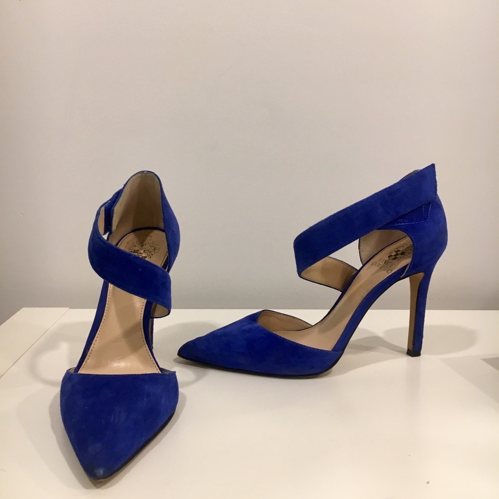 Blue Vince Camuto heels